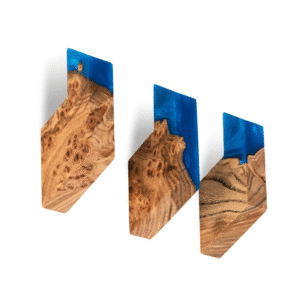 Epoxy and Wood Wall Hooks – Modern Function, Natural Form